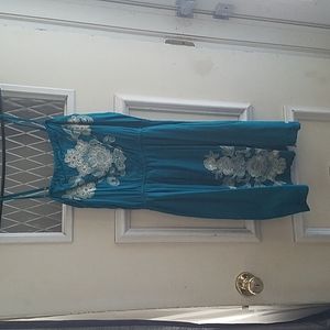 Billabong, teal colored size Med dress